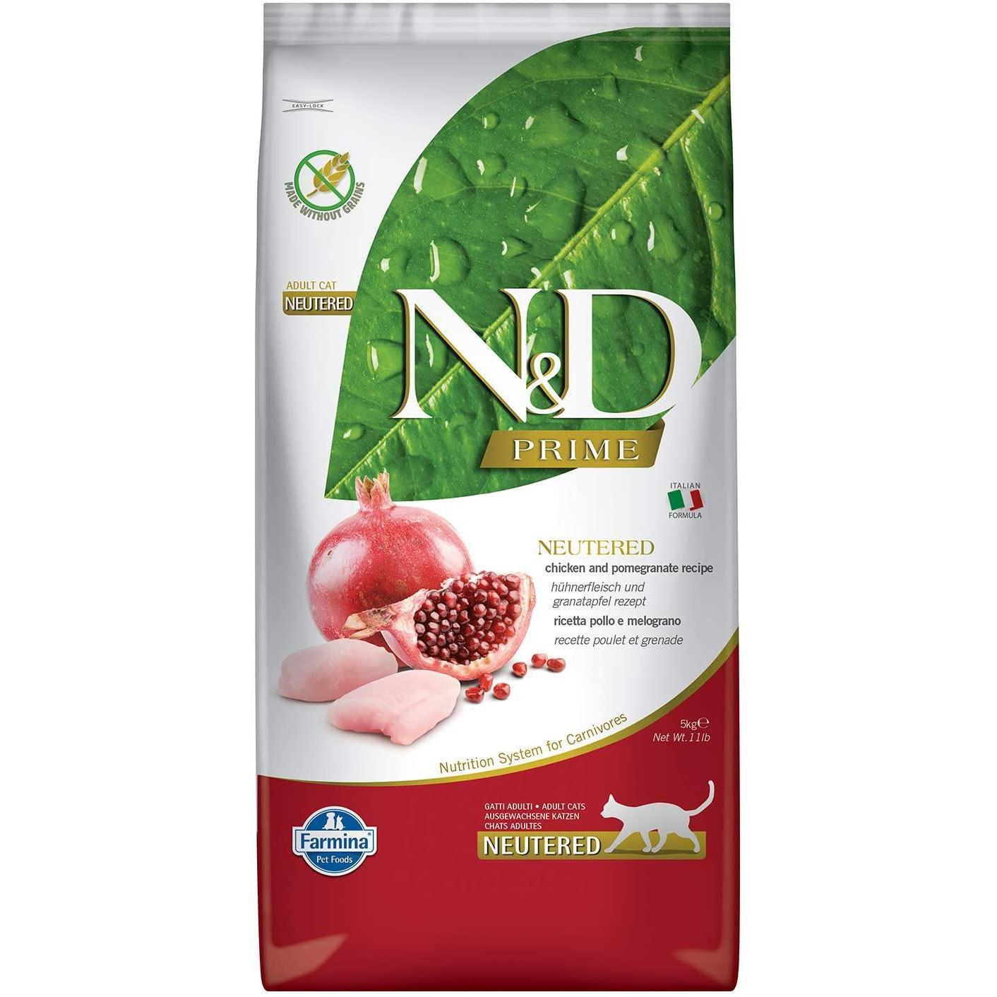 Farmina N&D Prime - Adult Neutered al Pollo e Melograno 5 kg Farmina N&D Prime - Adult Neutered al Pollo e Melograno 5 kg